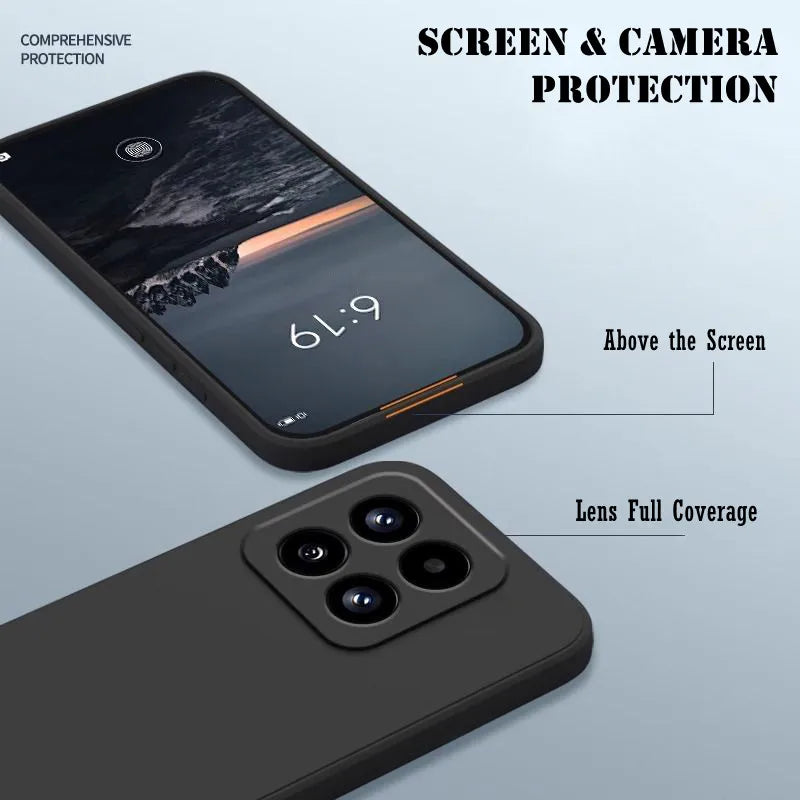 Xiaomi Liquid Silicone Shockproof Case – Soft TPU Cover Phone Case PRIMED
