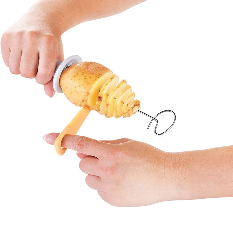 Tornado Spiral Potato Cutter & Vegetable Spiralizer | LMETJMA