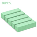 10-Pack Nail Buffer Block Polishing File | Manicure & Pedicure Nail Buffer Block PRIMED 10pcs Green