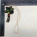 3D Beaded Palm Tree Bag Charm | Keychain Hanging Ornament