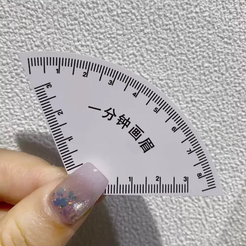 Brow Shaping Stencil – Eyebrow Design Ruler Template Tool Eyebrow Stencil Tool PRIMED