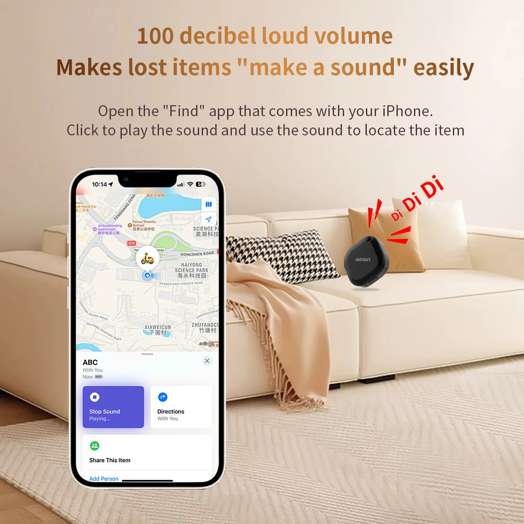 GDGO Bluetooth Tracker SmartTag – iOS & Android Item Finder Bluetooth Item Tracker PRIMED