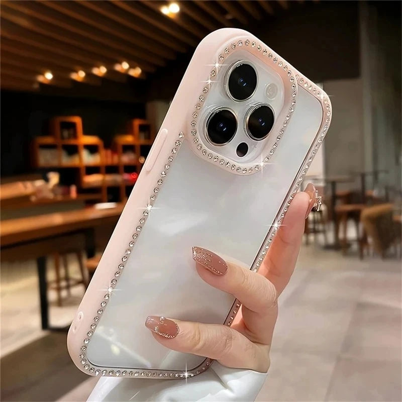 Luxury Bling Rhinestone Diamond iPhone Case – Shockproof Rhinestone Phone Case PRIMED