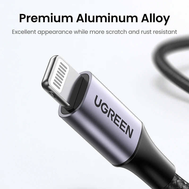 UGREEN MFi 20W USB-C to Lightning Fast Charging Cable USB-C Lightning Cable PRIMED