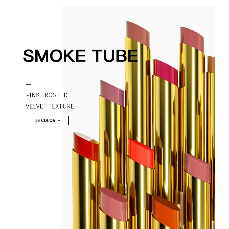 Pudaier 16 Color Velvet Matte Lipstick – Waterproof Nude Lip