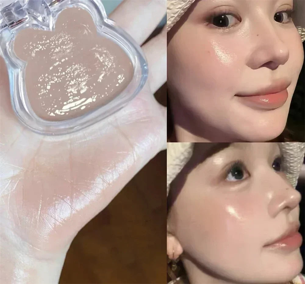 Watery Highlighter Blush Cream – Hydrating Cheek Glow