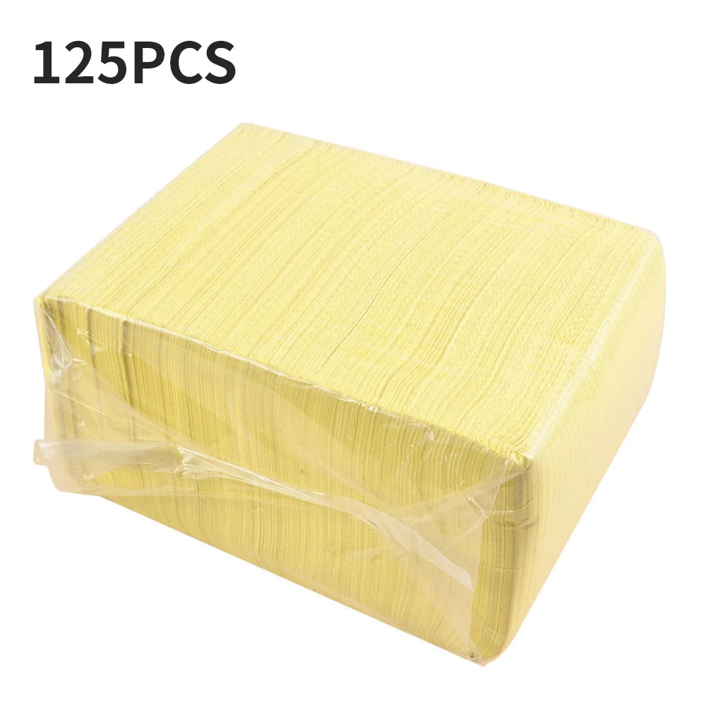 125pcs Disposable Nail Art Table Mats – Waterproof Manicure Pads