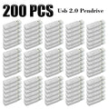 200-Pack Custom Logo USB Flash Drives 4GB–64GB | Bulk Metal USB Flash Drive PRIMED 4GB x 200pcs silver
