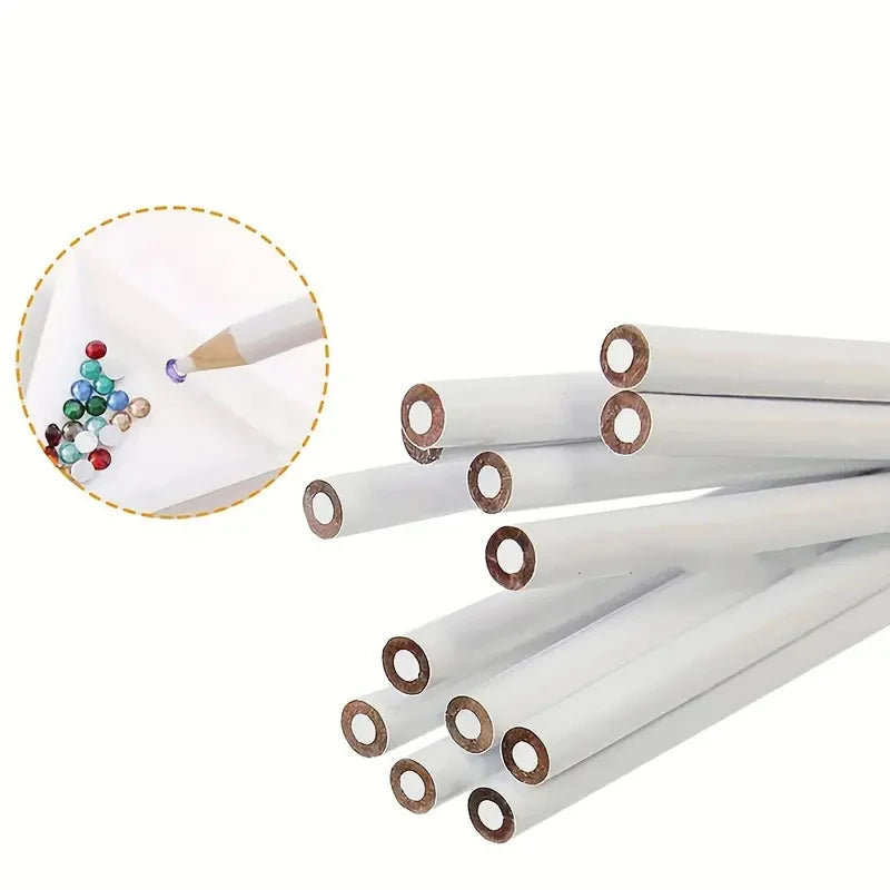 Nail Dotting Pen Rhinestone Wax Picker Tool – 1/5/10 Pcs