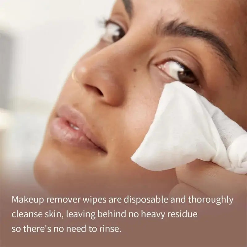 USHAS Makeup Remover Wipes – 30 Gentle Hypoallergenic Towelettes