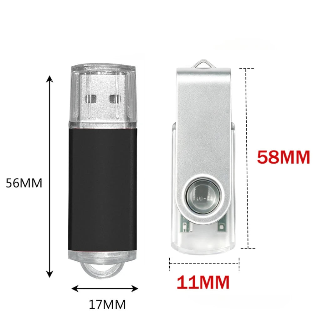100-Pack USB 2.0 Flash Drives Bulk | Free Custom Logo 1–64GB Bulk USB Flash Drives PRIMED