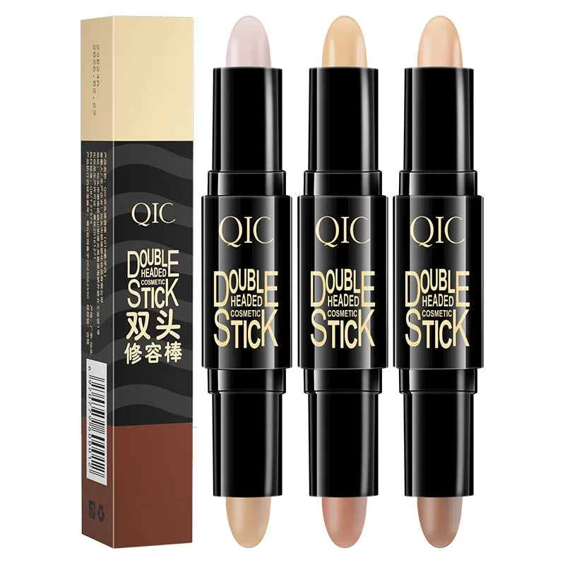 QIC Contour & Concealer Stick – Waterproof Face Bronzer Cream Concealer Contour Stick PRIMED