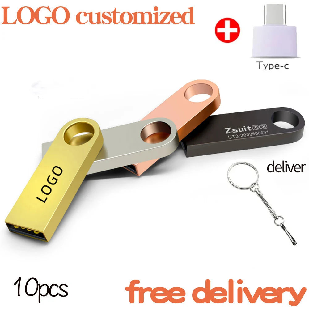 Z-Suit Metal USB Flash Drive 32GB 64GB 128GB – USB 2.0 Pen Drive
