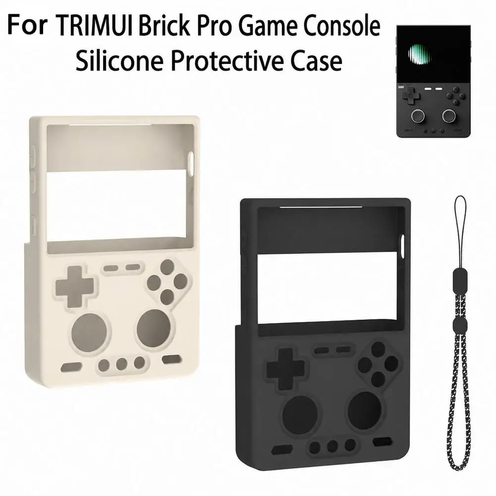 TRIMUI Brick Pro Silicone Case – Drop Protection & Lanyard