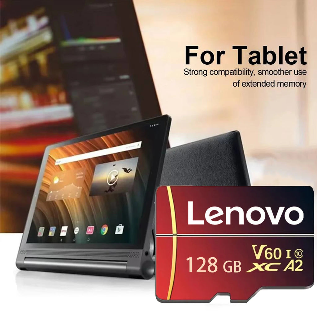 Lenovo Extreme Pro Micro SD Card 128GB–512GB U3 V60 A2 Micro SD Card PRIMED