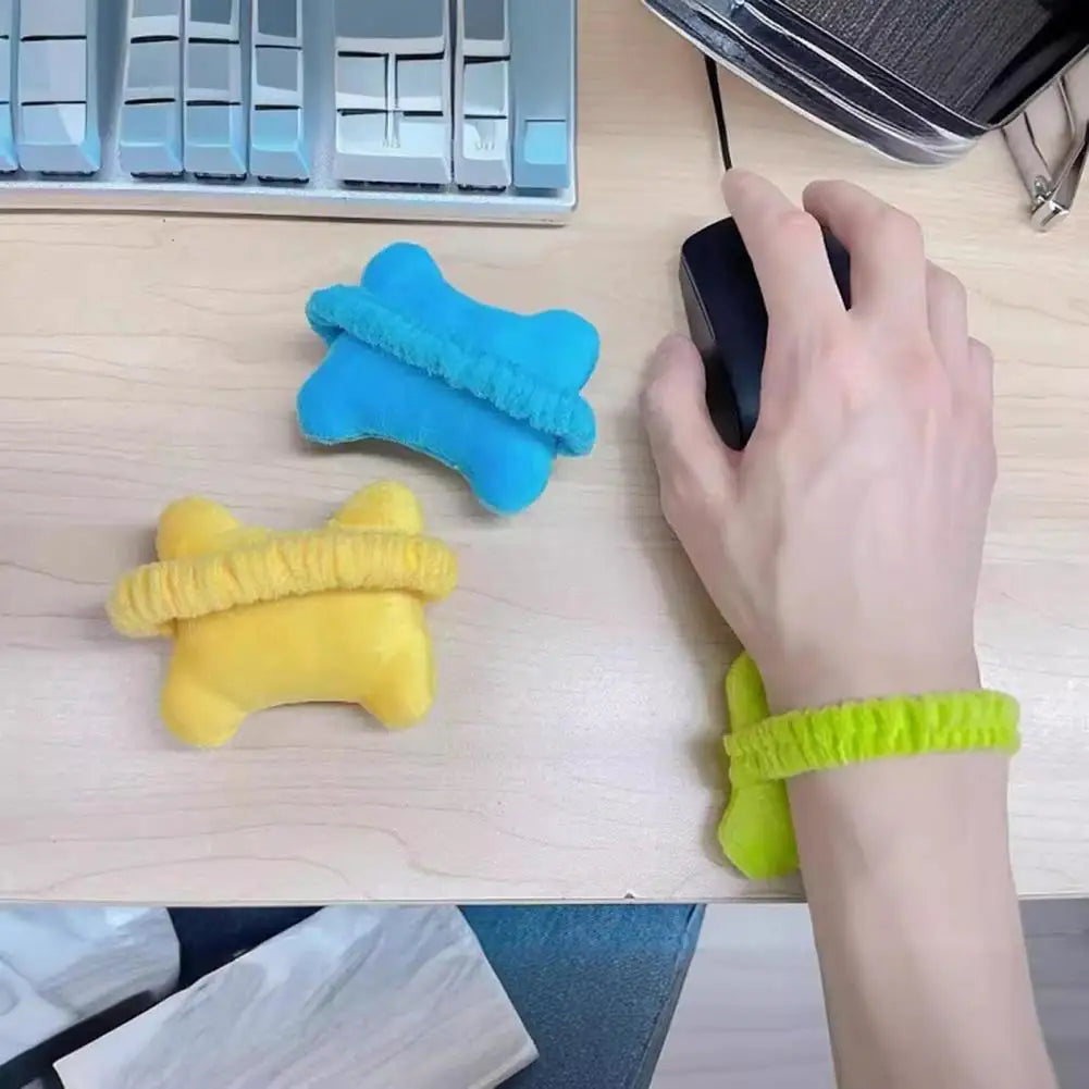 Wearable Plush Wrist Rest Cushion | Keyboard & Mouse Support Wrist Rest Cushion PRIMED