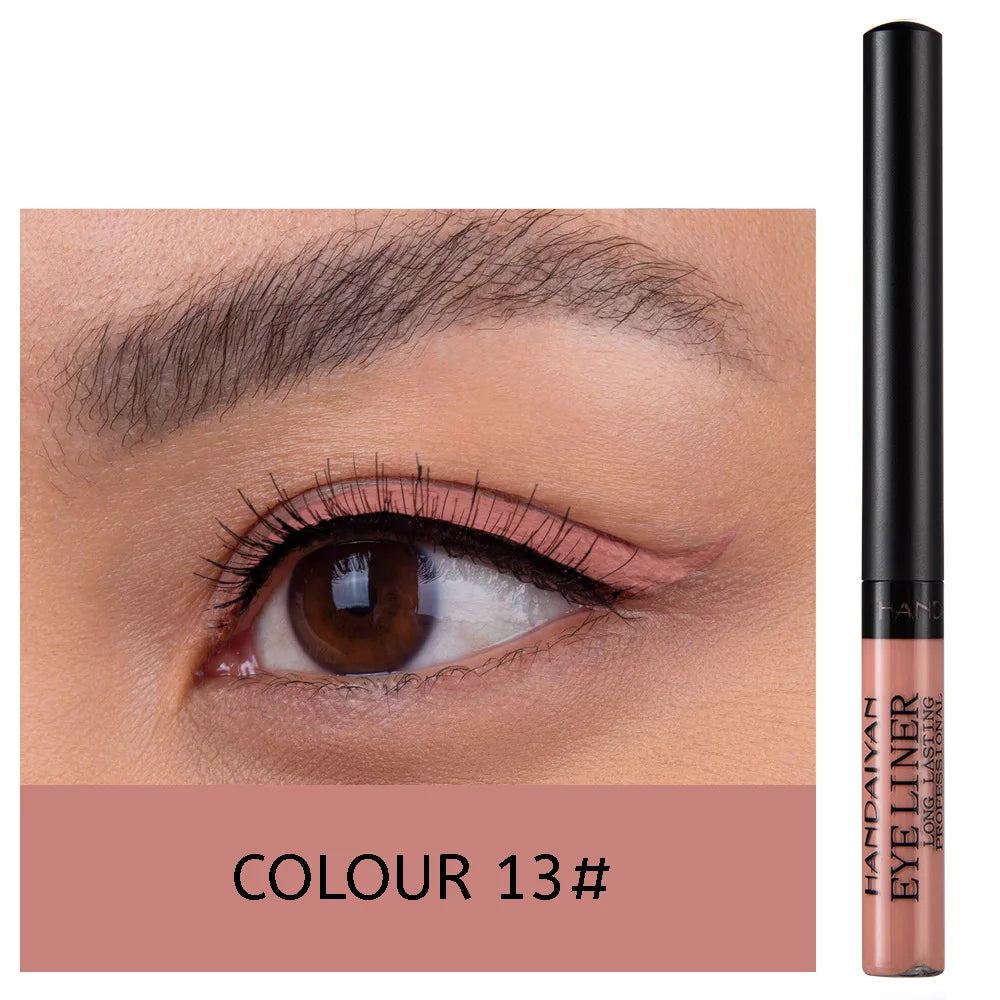 Handaiyan Neon UV Glow Matte Liquid Eyeliner – Waterproof Liquid Eyeliner Pen PRIMED 13 Full Size