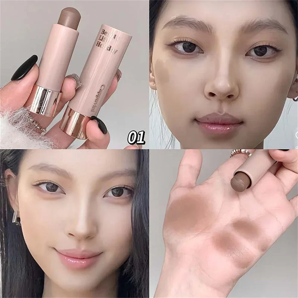 Waterproof Matte Contour Stick – 3D Face Sculpt & Highlight