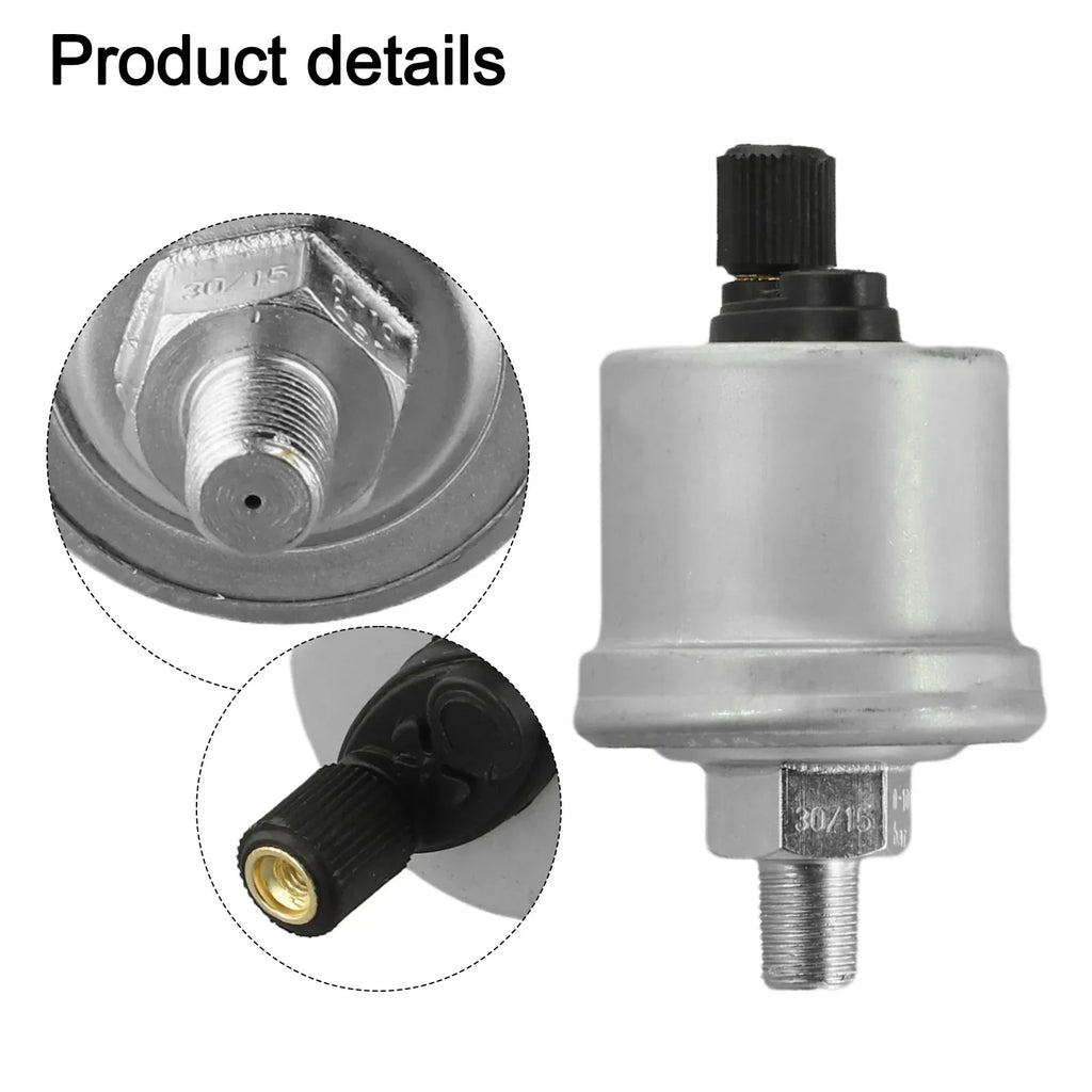 Oil Pressure Sensor 1/8-27NPTF 0–10BAR VDO Compatible Oil Pressure Sensor PRIMED
