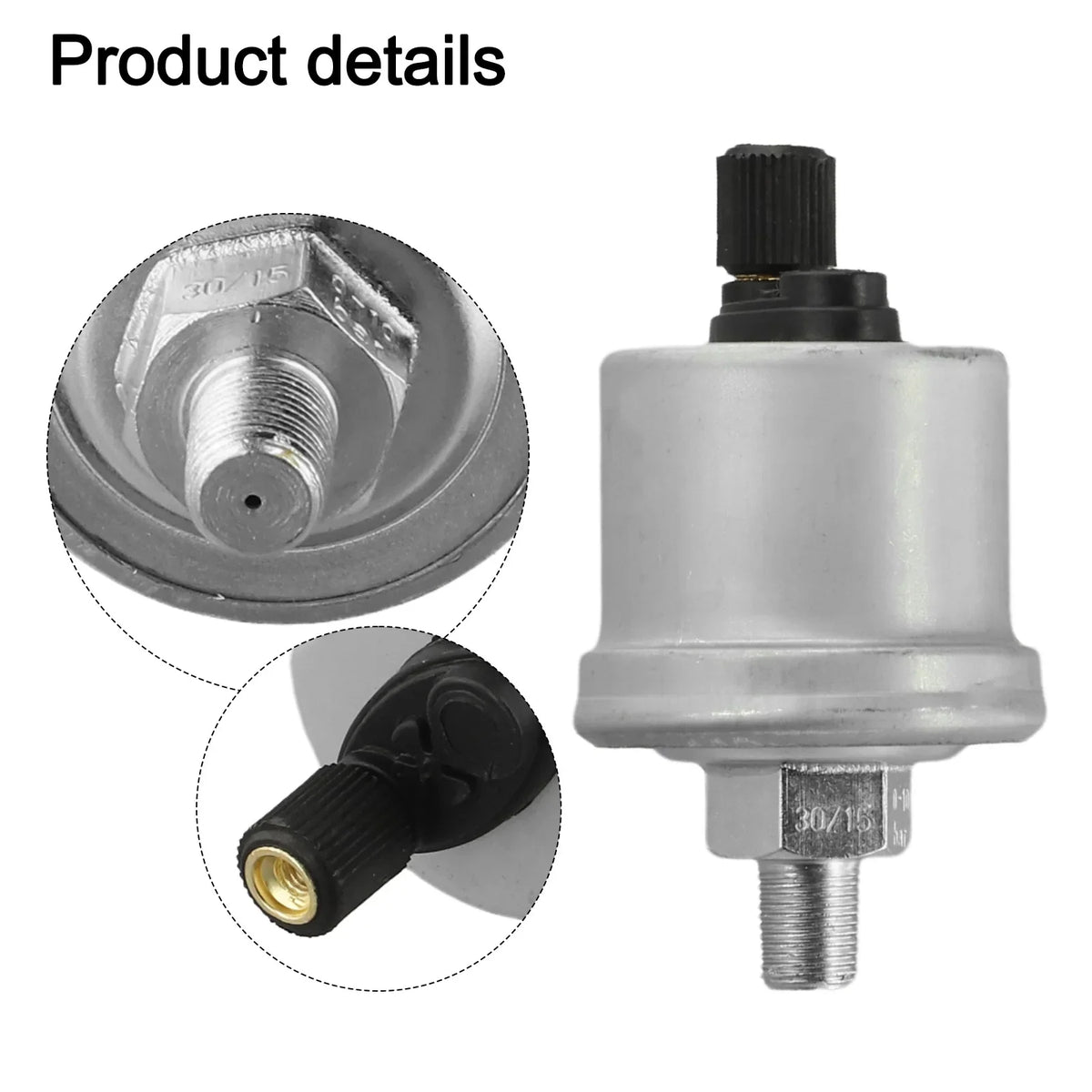Oil Pressure Sensor 1/8-27NPTF 0–10BAR VDO Compatible Oil Pressure Sensor PRIMED