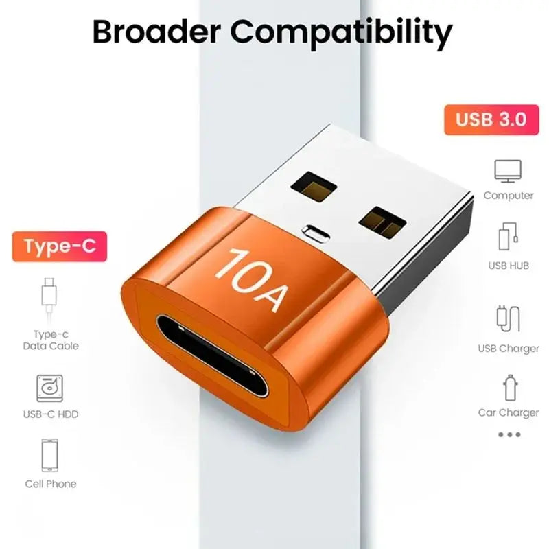 OTG USB 3.0 to USB-C Adapter | Fast Charging & Data Transfer USB-C OTG Adapter PRIMED