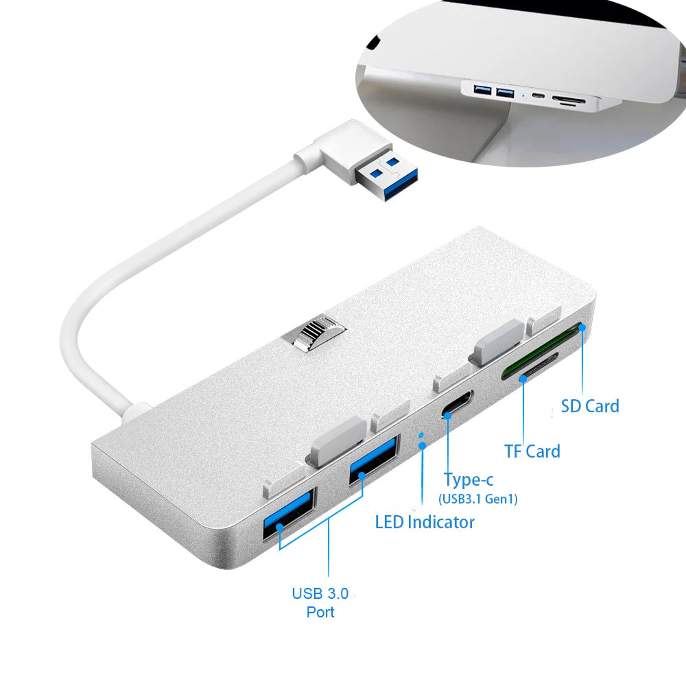 USB 3.0 Hub & SD Card Reader for iMac 21.5 & 27" | IRhasta USB Hub & Card Reader PRIMED Default Title