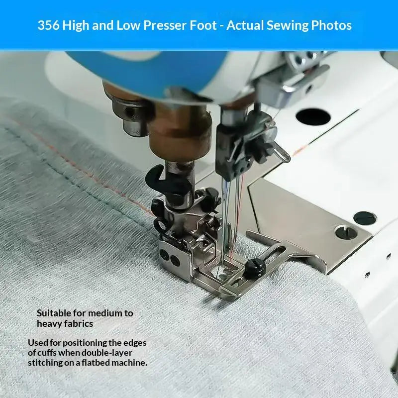 Adjustable Hem Presser Foot | 3-Needle 5-Thread Coverstitch