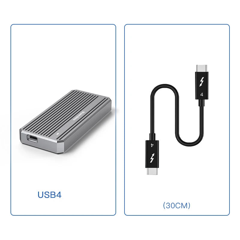 UTHAI USB4 M.2 NVMe SSD Enclosure 40Gbps Thunderbolt 4/5