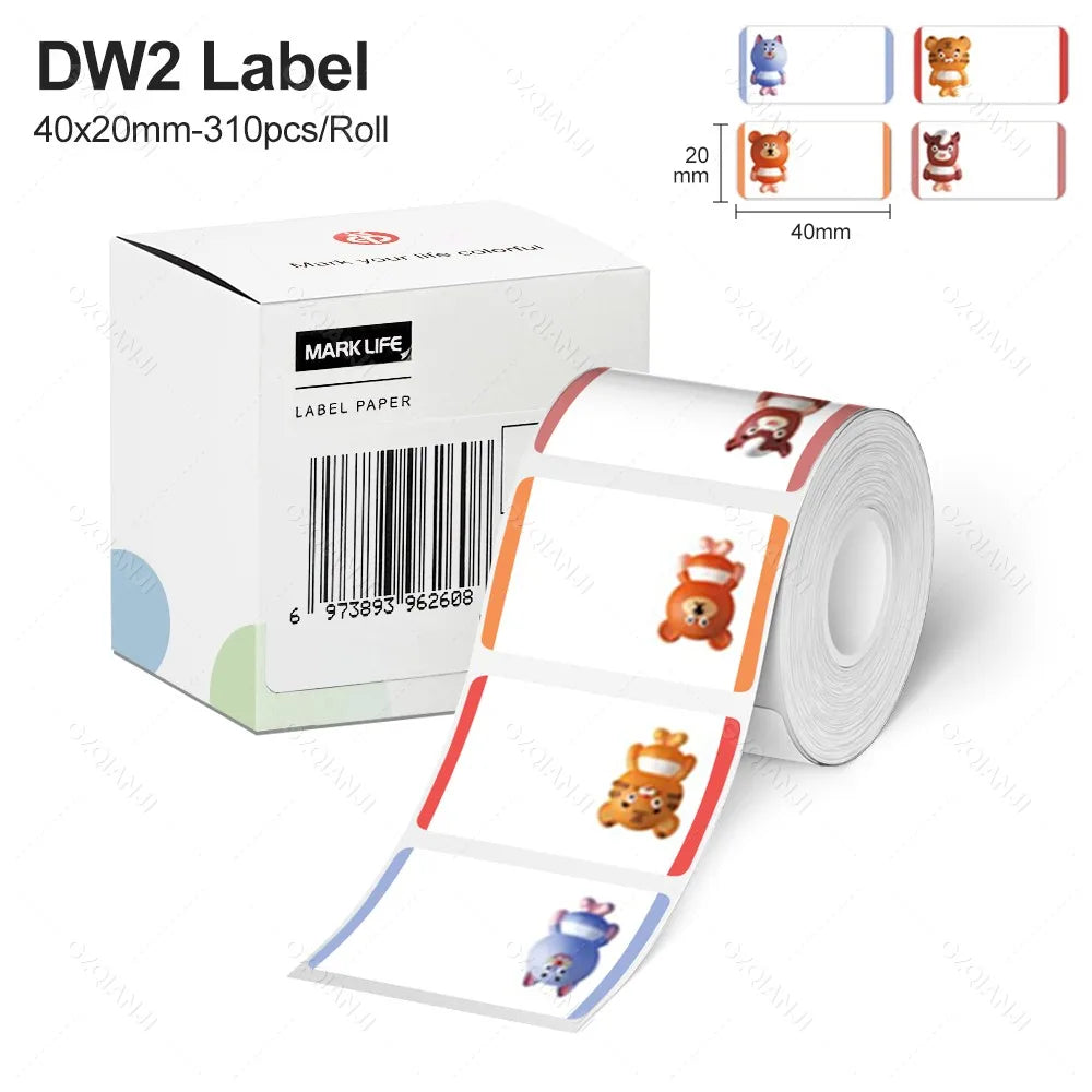 Thermal RFID Label Tape 40×30mm 50×30mm – M110 M220 X2 P50 Thermal Label Tape PRIMED DW2-40X20mm