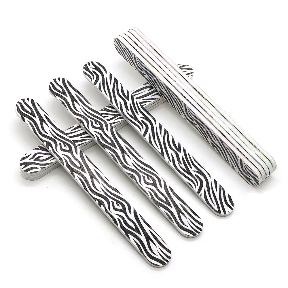 Professional 180/180 Nail Files for Manicure & Pedicure – 5/10/30 Pcs