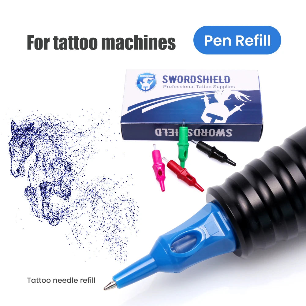 Tattoo Ink Ballpoint Pens for Stippling & Sketching – 5 Pack