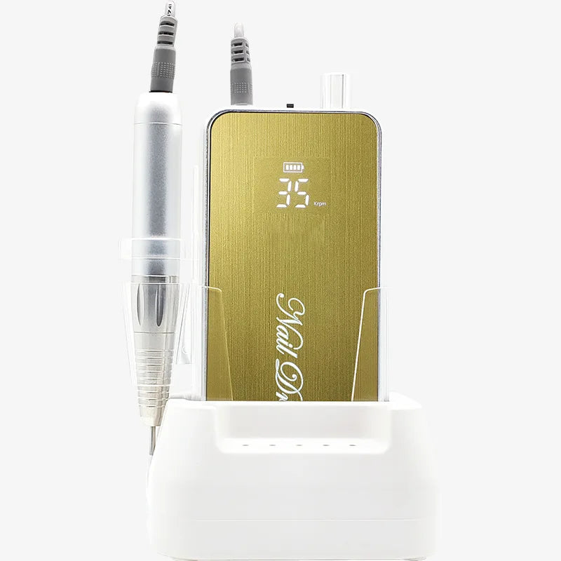 Rechargeable Electric Nail Drill Machine – 35000 RPM Pro Set