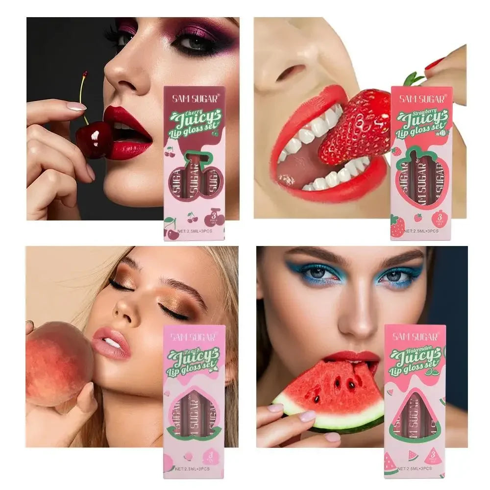 SAM SUGAR Velvet Matte Lip Gloss Set – Long Lasting Liquid Lipstick