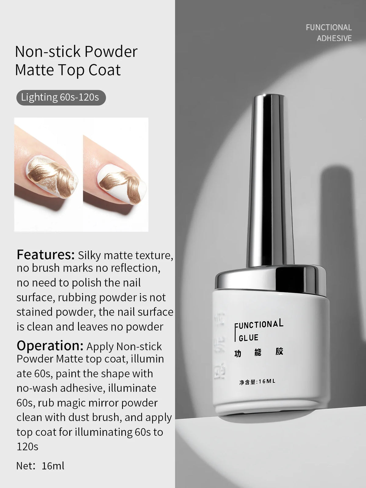16ml Nail Primer & Top Coat Gel – Construction Enhancement Glue