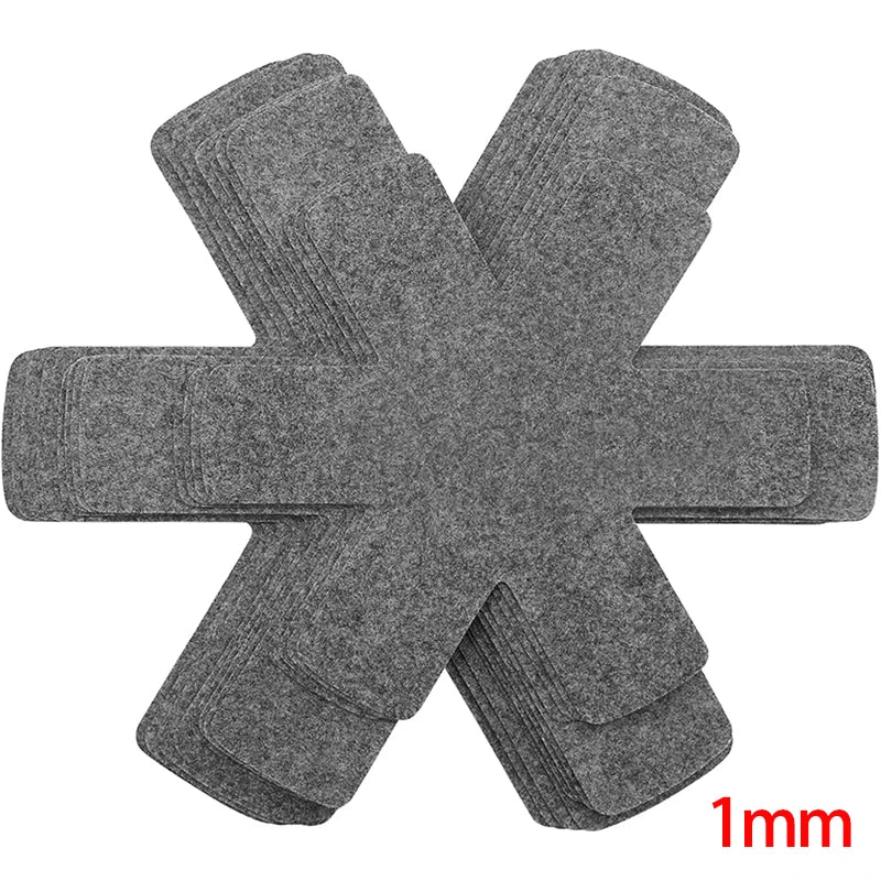 12-Pack Felt Pan Protectors – 3 Sizes Cookware Divider Pads Cookware Protector Pads PRIMED 1 mm