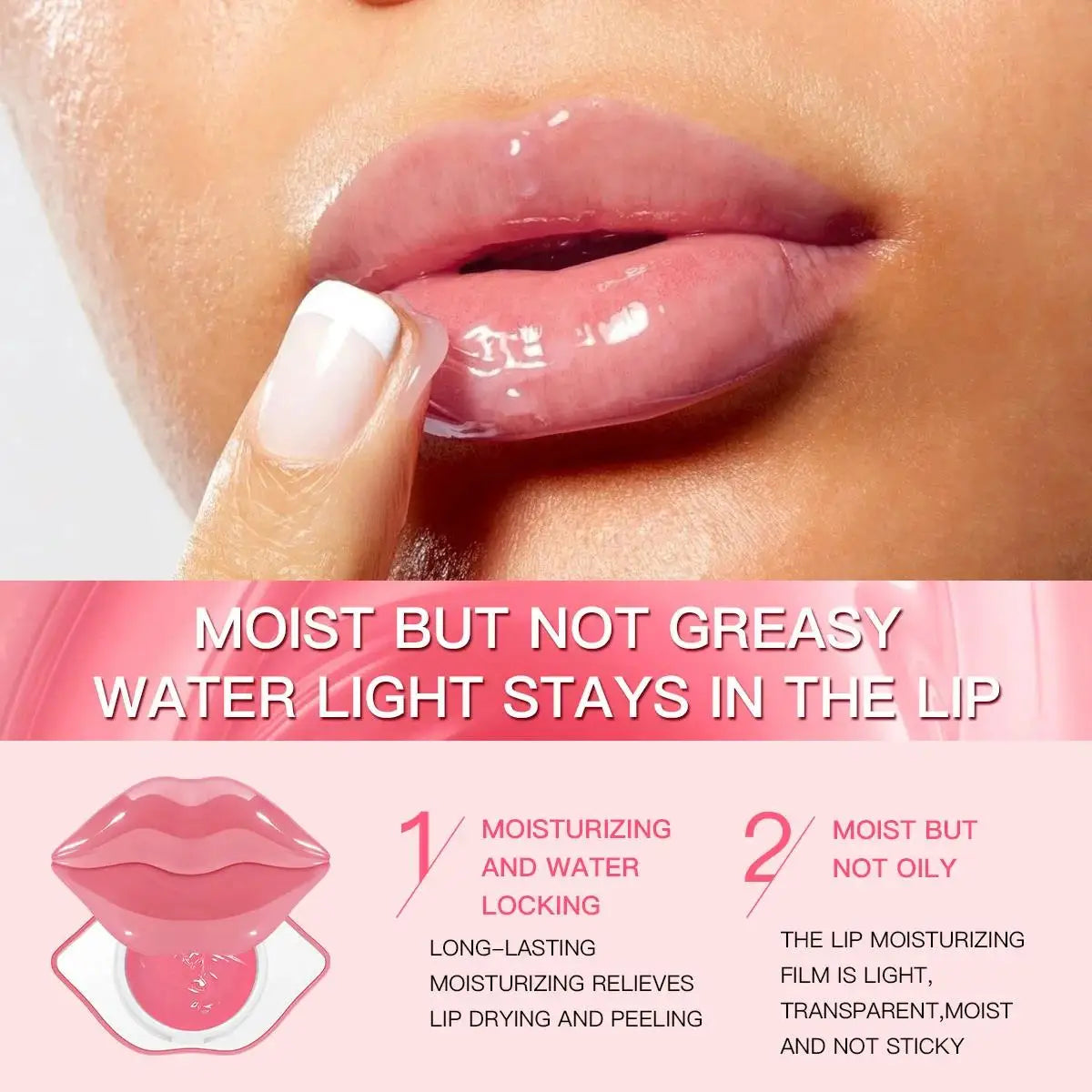 USHAS Lip Sleeping Mask – Overnight Hydration Gel Balm