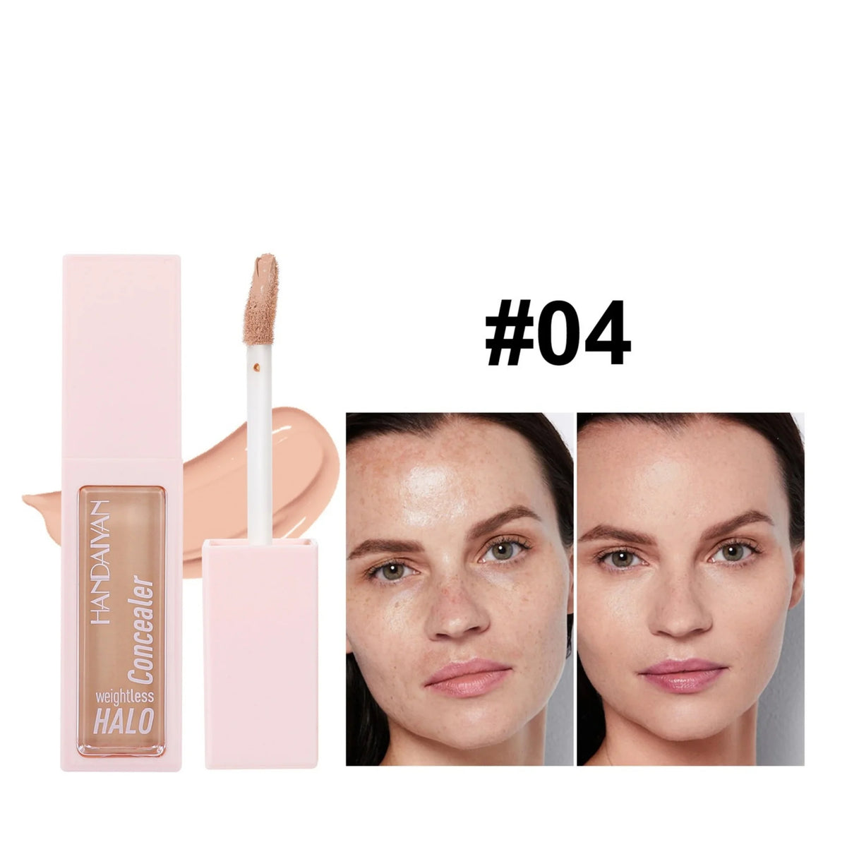 Handaiyan Matte Liquid Concealer – Full Coverage, 8 Shades
