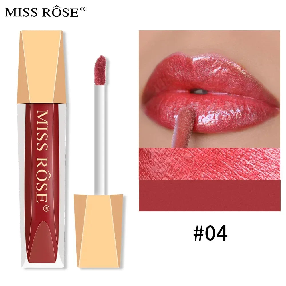 Miss Rose 16-Color Velvet Matte Lip Glaze – Waterproof Lip Gloss Matte Lip Gloss PRIMED MISS ROSE6701-032-04