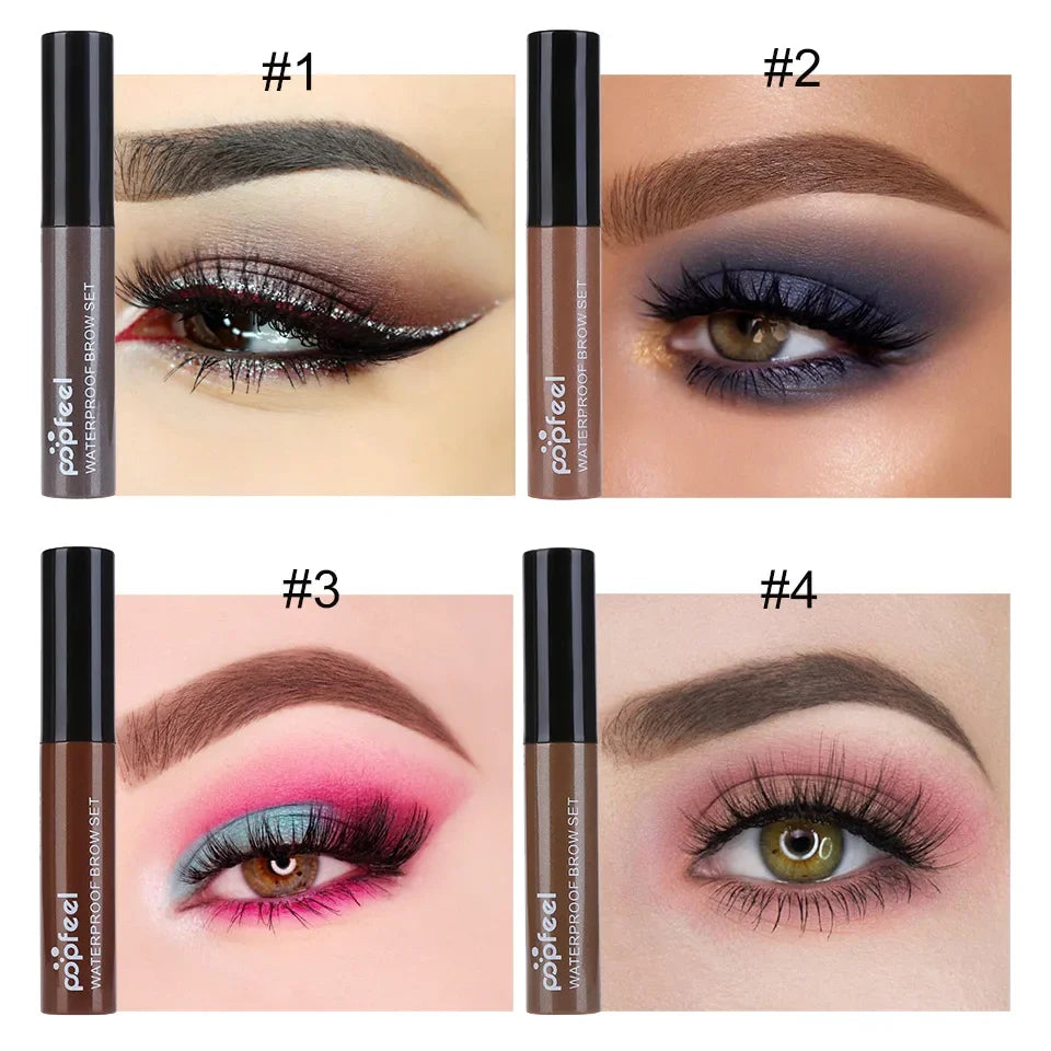 Waterproof Eyebrow Gel Tint – Coffee, Black & Brown Shades Eyebrow Gel Tint PRIMED