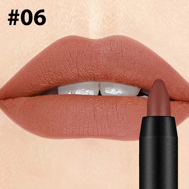 Velvet Matte Lipstick – 19 Shades, Long-Wear & Moisturizing