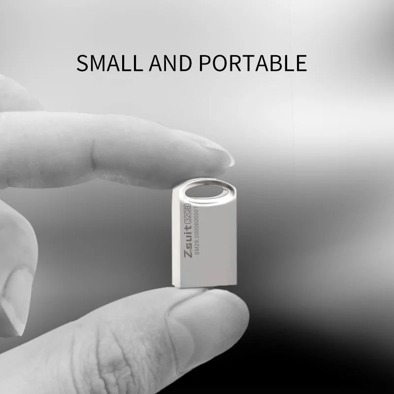 Z-Suit USB 3.0 Flash Drive 8GB–128GB Metal Pen Drive Custom Logo