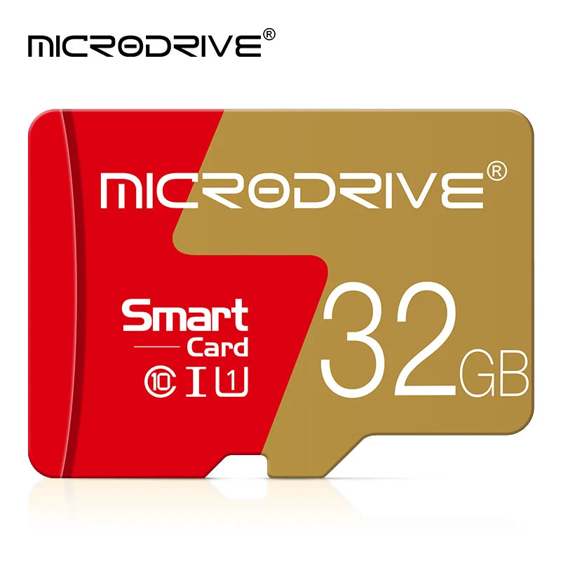 MicroDrive Micro SD Card 4–256GB Class 10 U3 V30 + Adapter Micro SD Card PRIMED 32GB