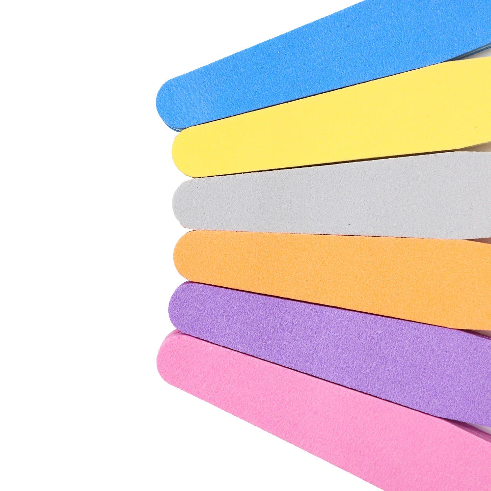 JEARLYU Rhombus Sponge Nail Files 5/10 Pack – Buffer & Polish Sponge Nail Files PRIMED