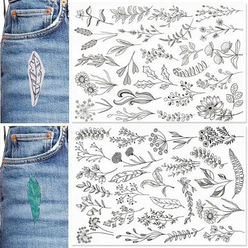 Water Soluble Embroidery Stabilizer Stickers – 2 Sheets