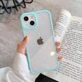 Clear iPhone Case Drop Protection – iPhone 7 to 15 Pro Max Phone Protective Case PRIMED Blue For iPhone14 Pro