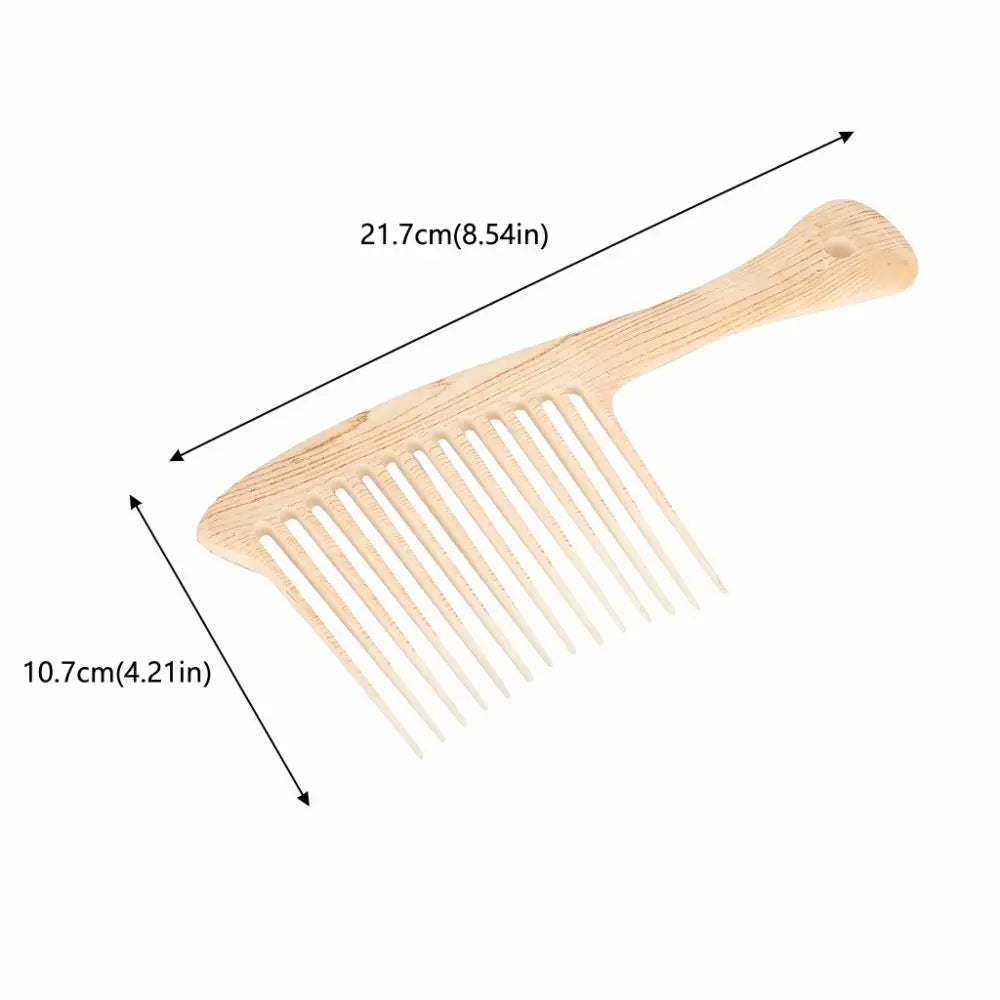 Wide Tooth Detangling Comb – Ergonomic Large PP Hair Comb Wide Tooth Hair Comb PRIMED