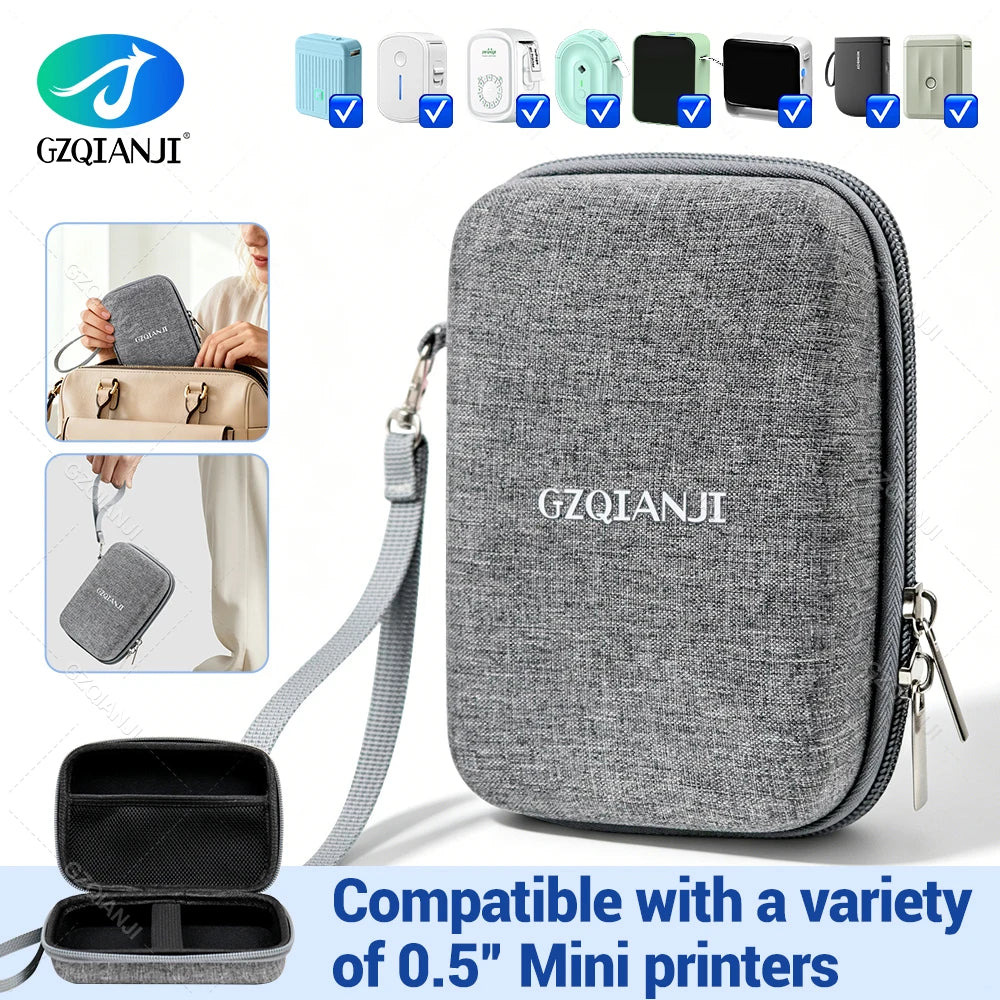 Canvas Carry Case for Niimbot D11 D110 B21 B203 Mini Printer Printer Carry Case PRIMED