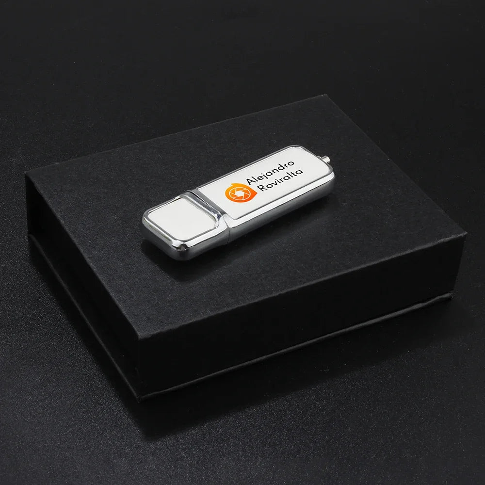 JASTER Leather USB Flash Drive 32GB–128GB | Free Custom Logo USB Flash Drive PRIMED