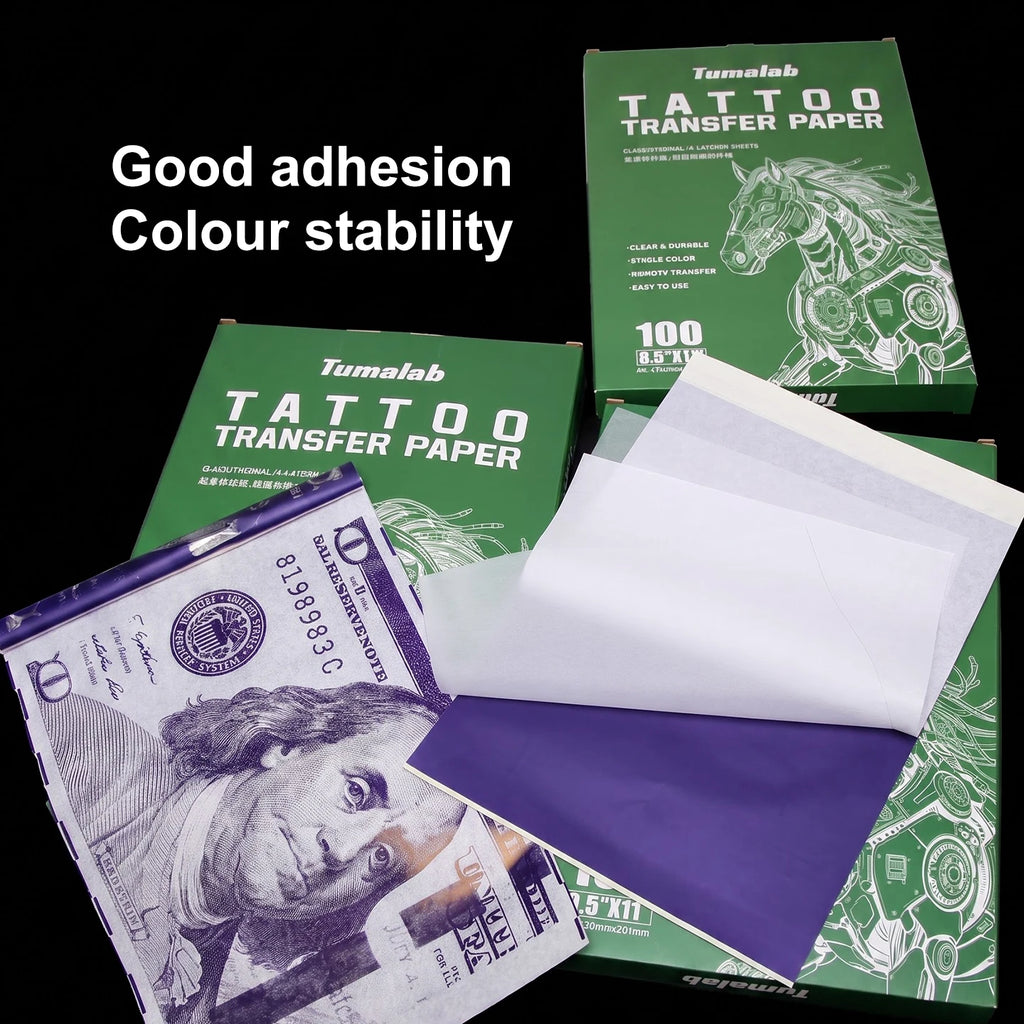 Tattoo Transfer Paper – Thermal Stencil Copy Sheets | JZE Tattoo Stencil Paper PRIMED