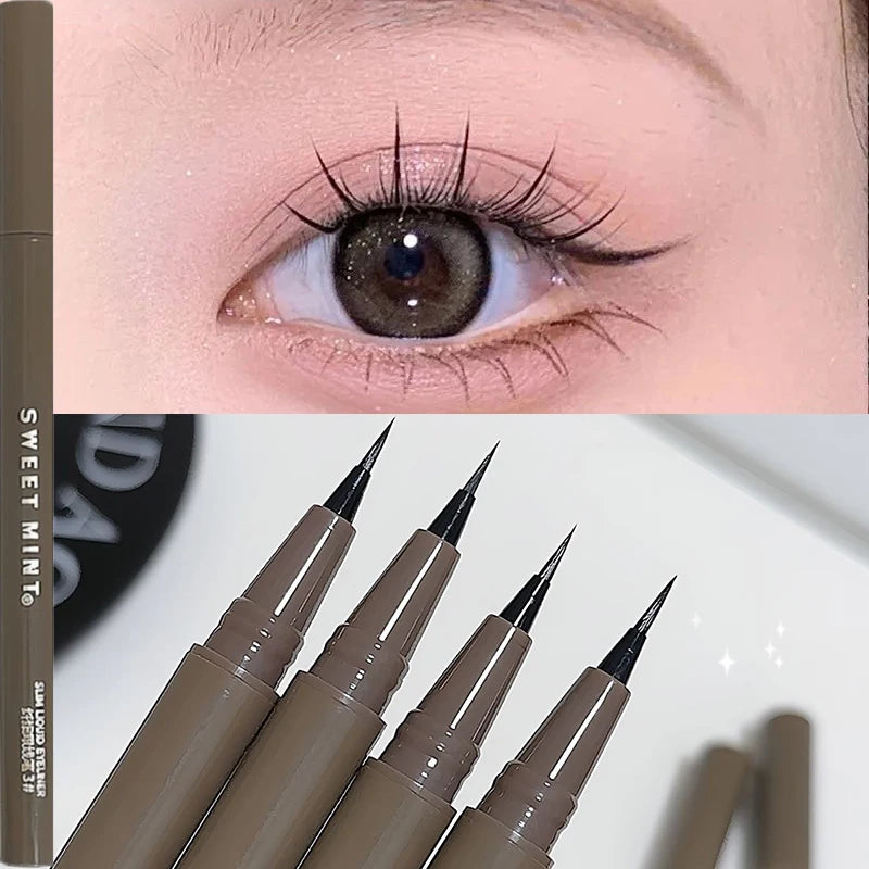 SWEET MINT 0.05mm Waterproof Liquid Eyebrow & Eyeliner Pen Liquid Eyebrow Pen PRIMED